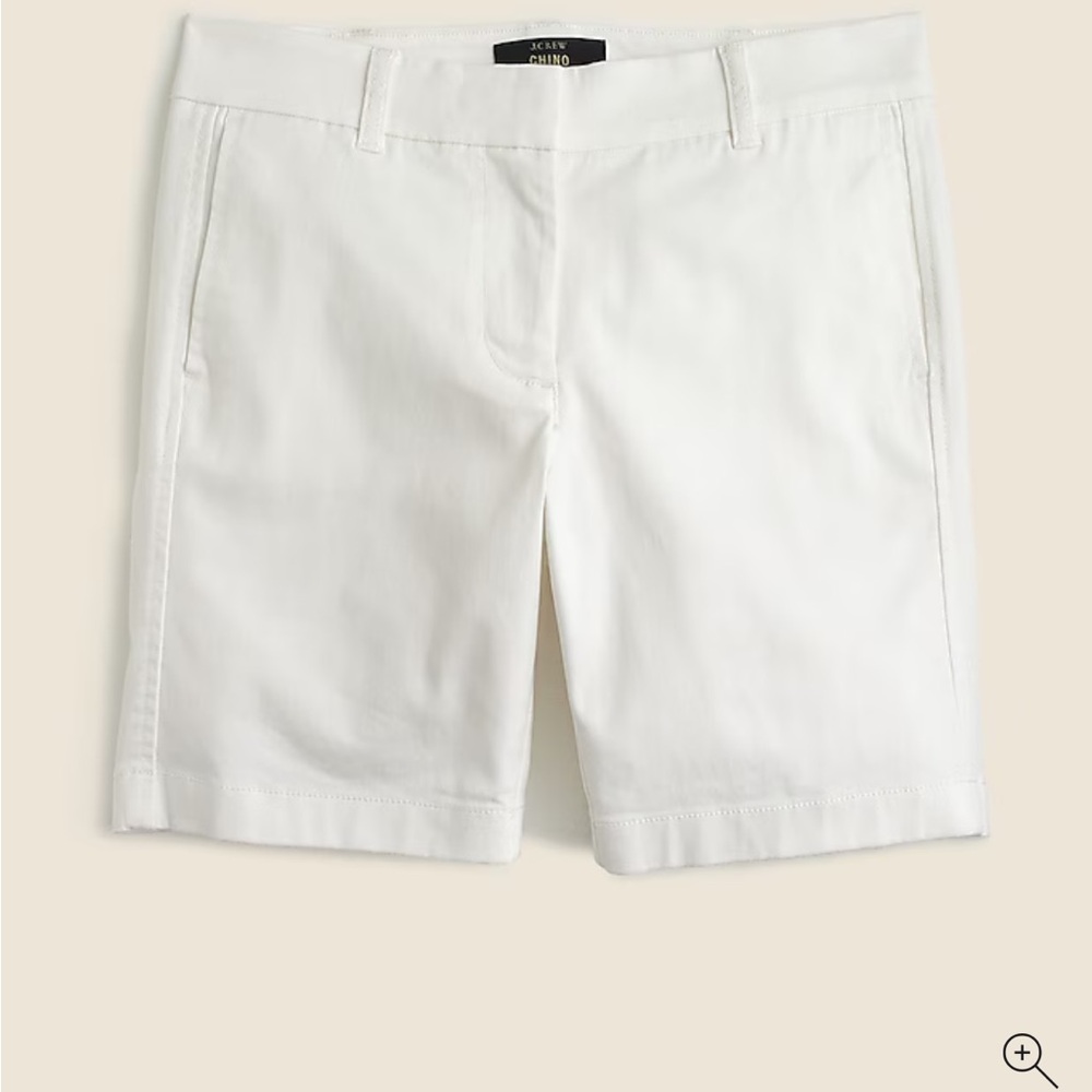 Women's White Shorts - Picture 6 of 11